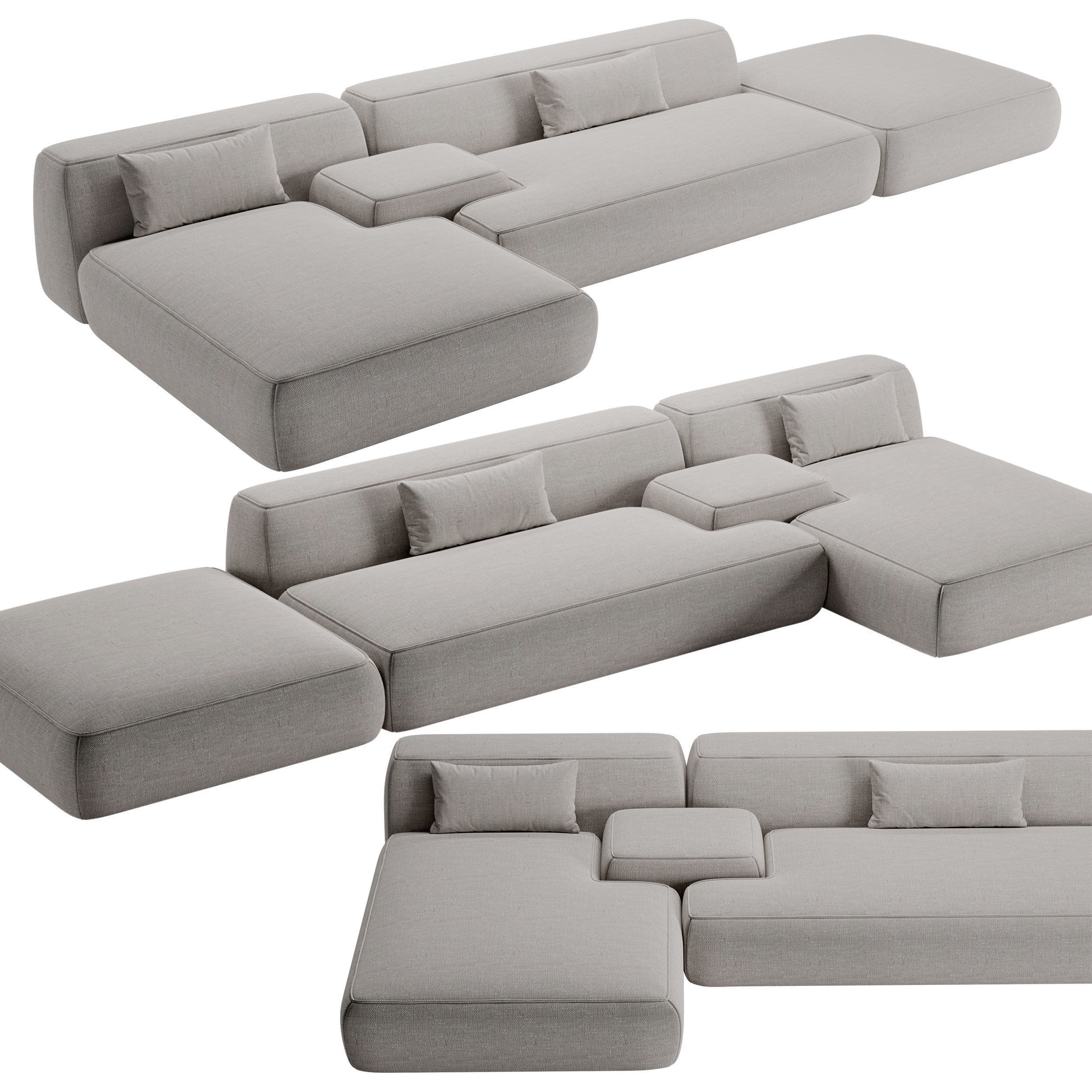 Lema Cloud Sofa 3D model_1
