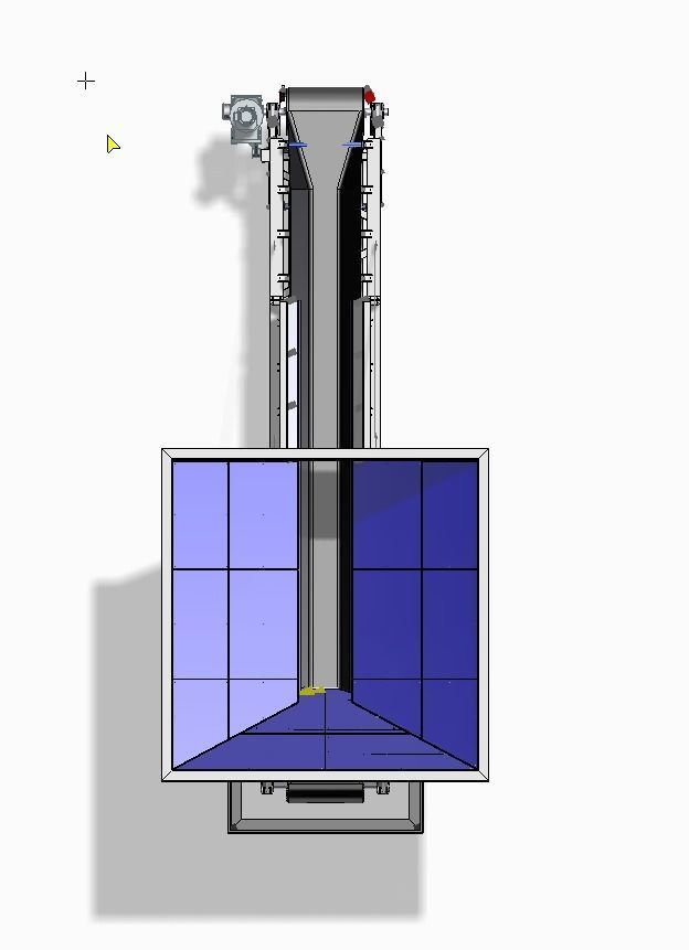 Hopper feeder for aggregates 3D model_4