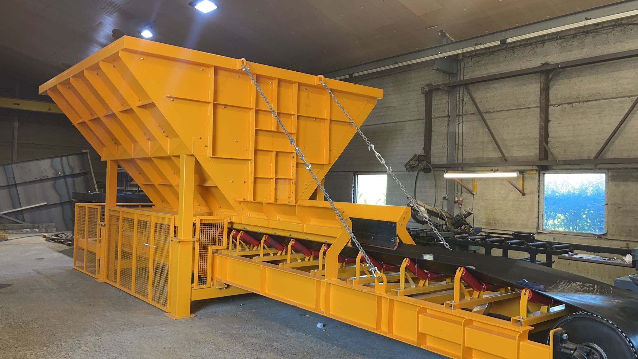 Hopper feeder for aggregates 3D model_7