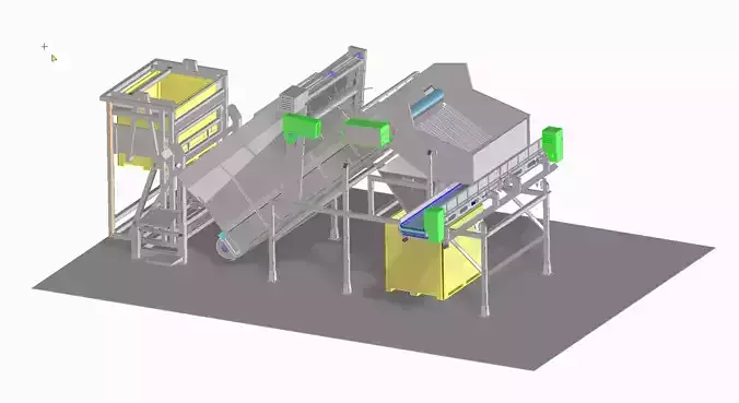 Bin tipper for food instustry