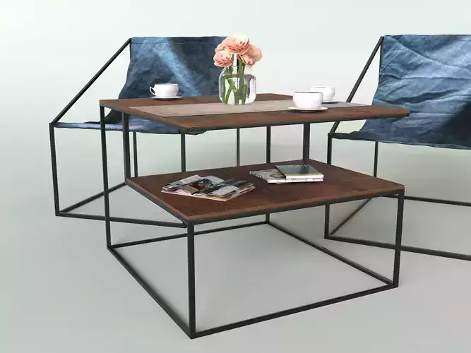 Set of chairs and  table