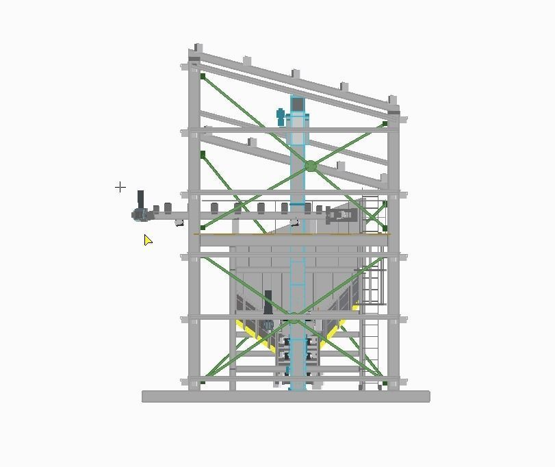 Dosing unit for aggregates 3D model_2