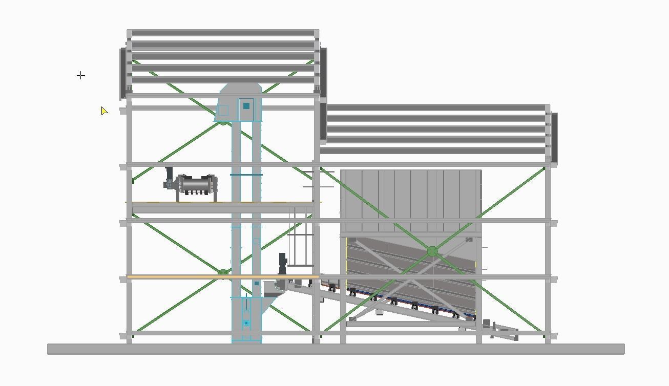 Dosing unit for aggregates 3D model_3