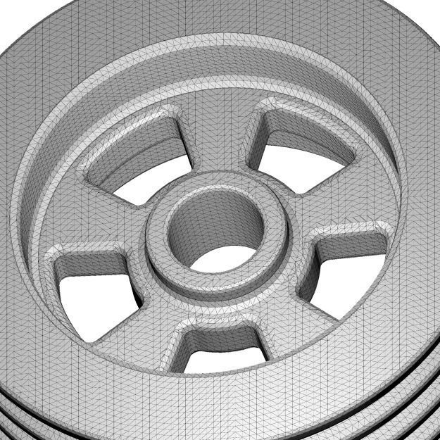 Kids Pulley Toy 3D model_5