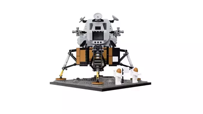 LEGO NASA APOLLO 11 LUNAR LANDER 10266 3D print model