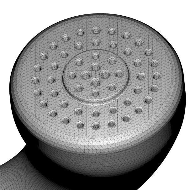 Luxury Plastic Hand Shower 3D model_7