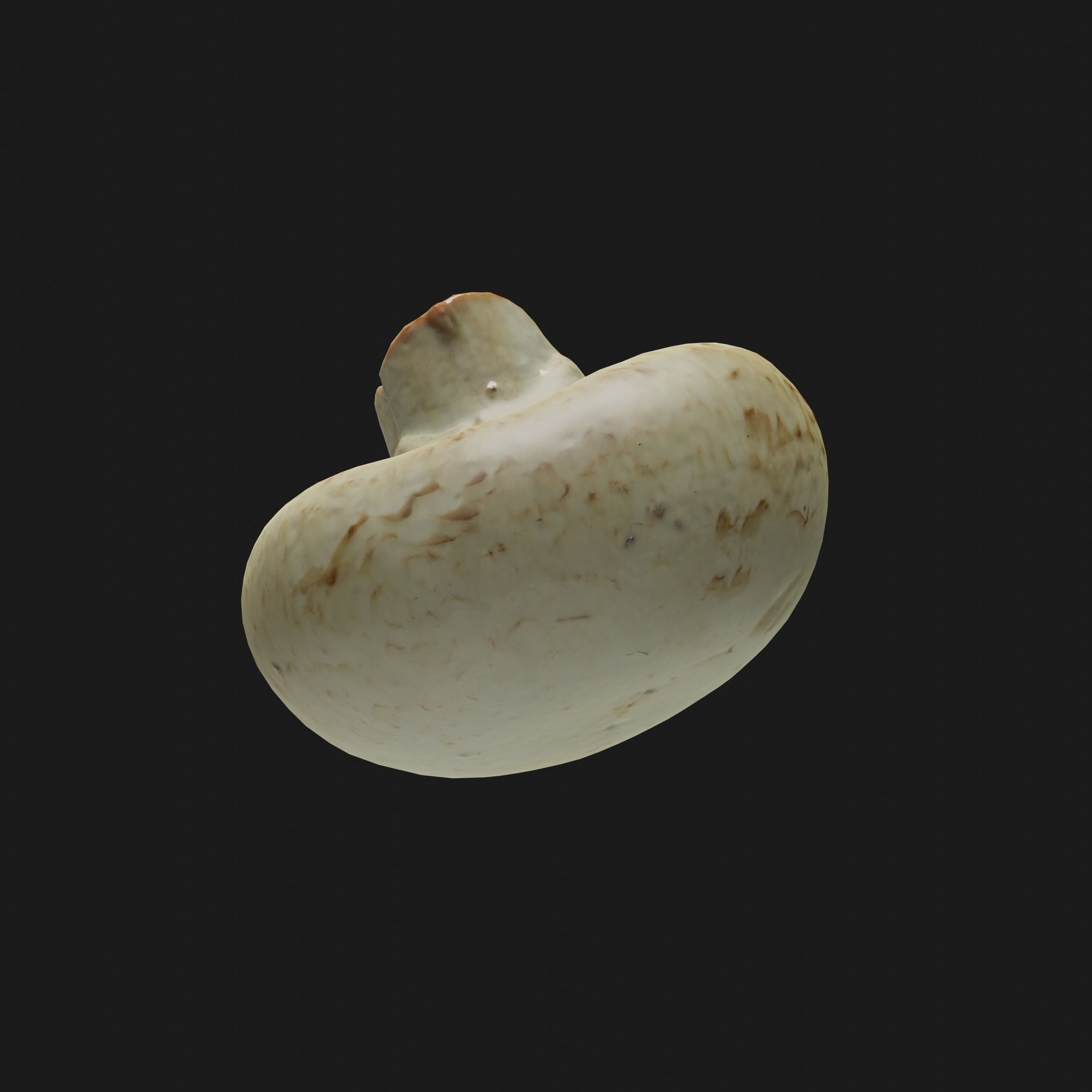 Mushroom Low-poly 3D model_3