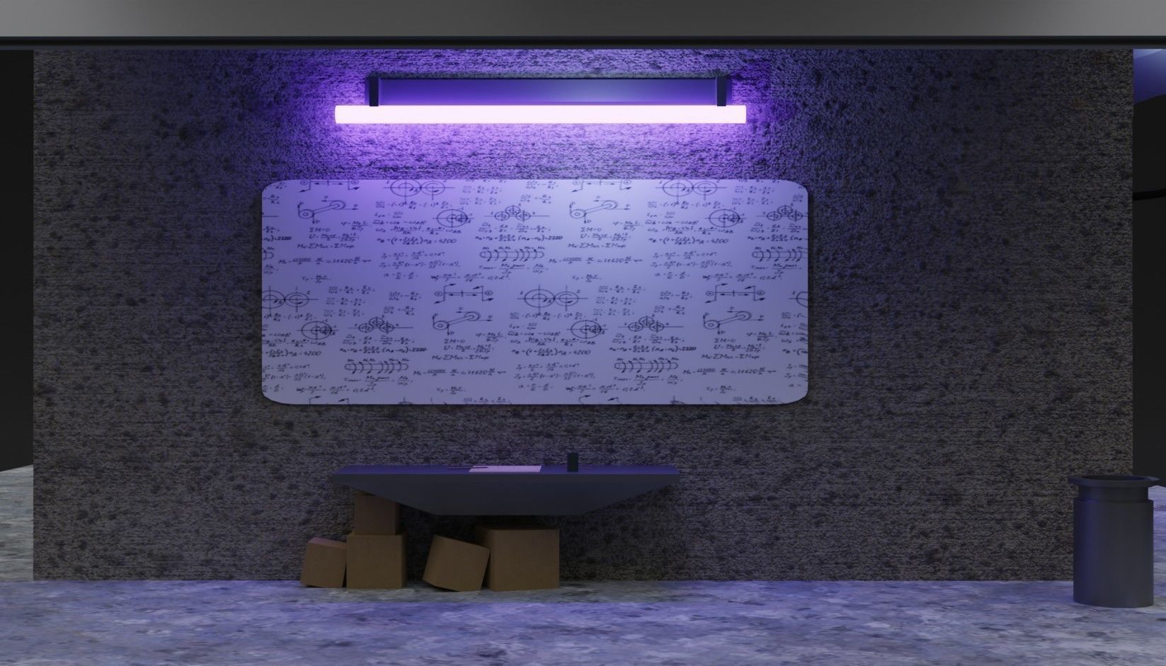 Cyberpunk Slum Building Free low-poly 3D model_2