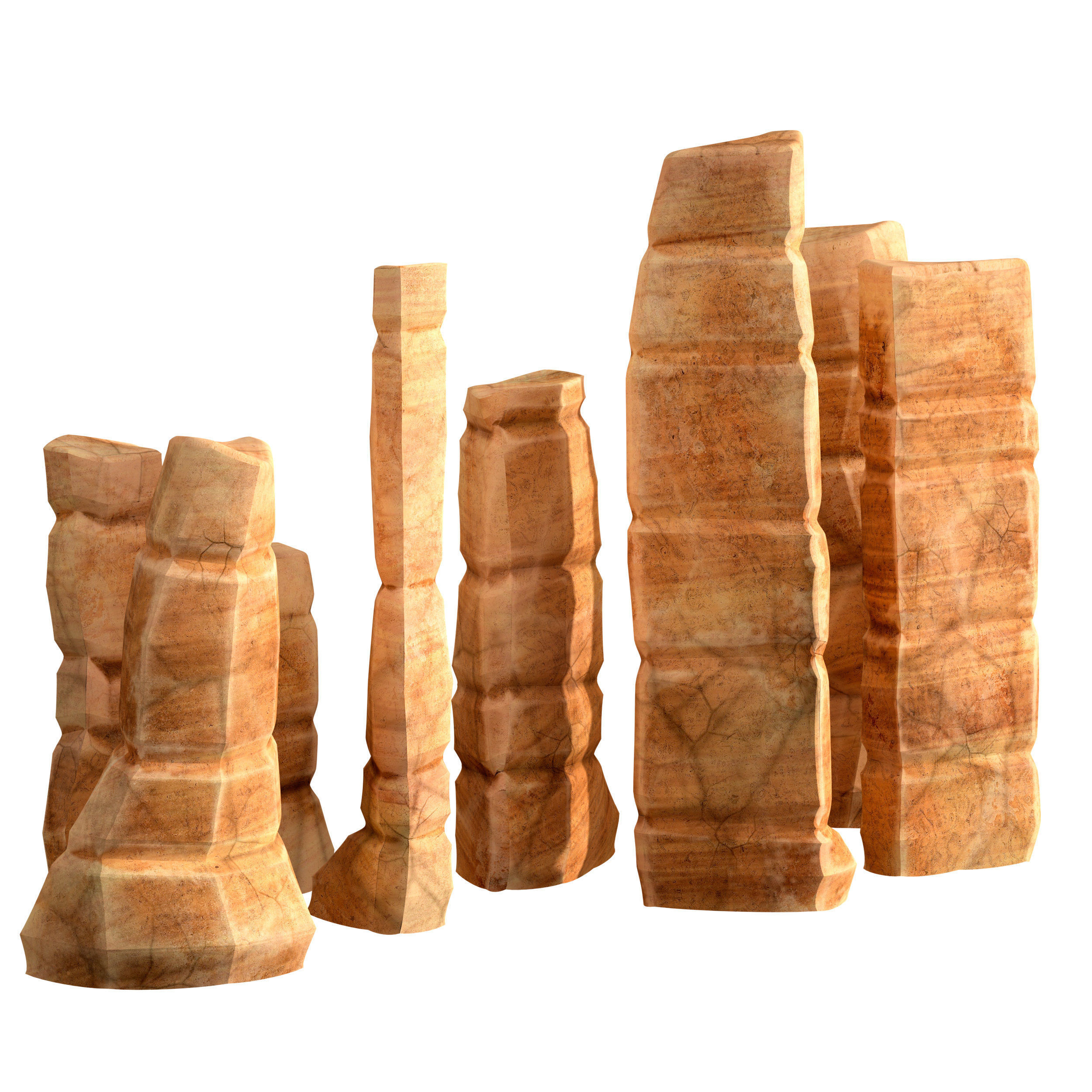 Canyon - stone - rock constructor 3D model_12