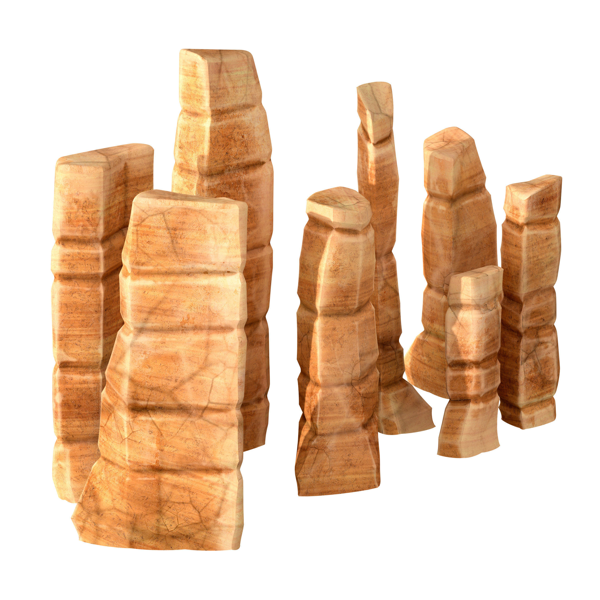 Canyon - stone - rock constructor 3D model_9