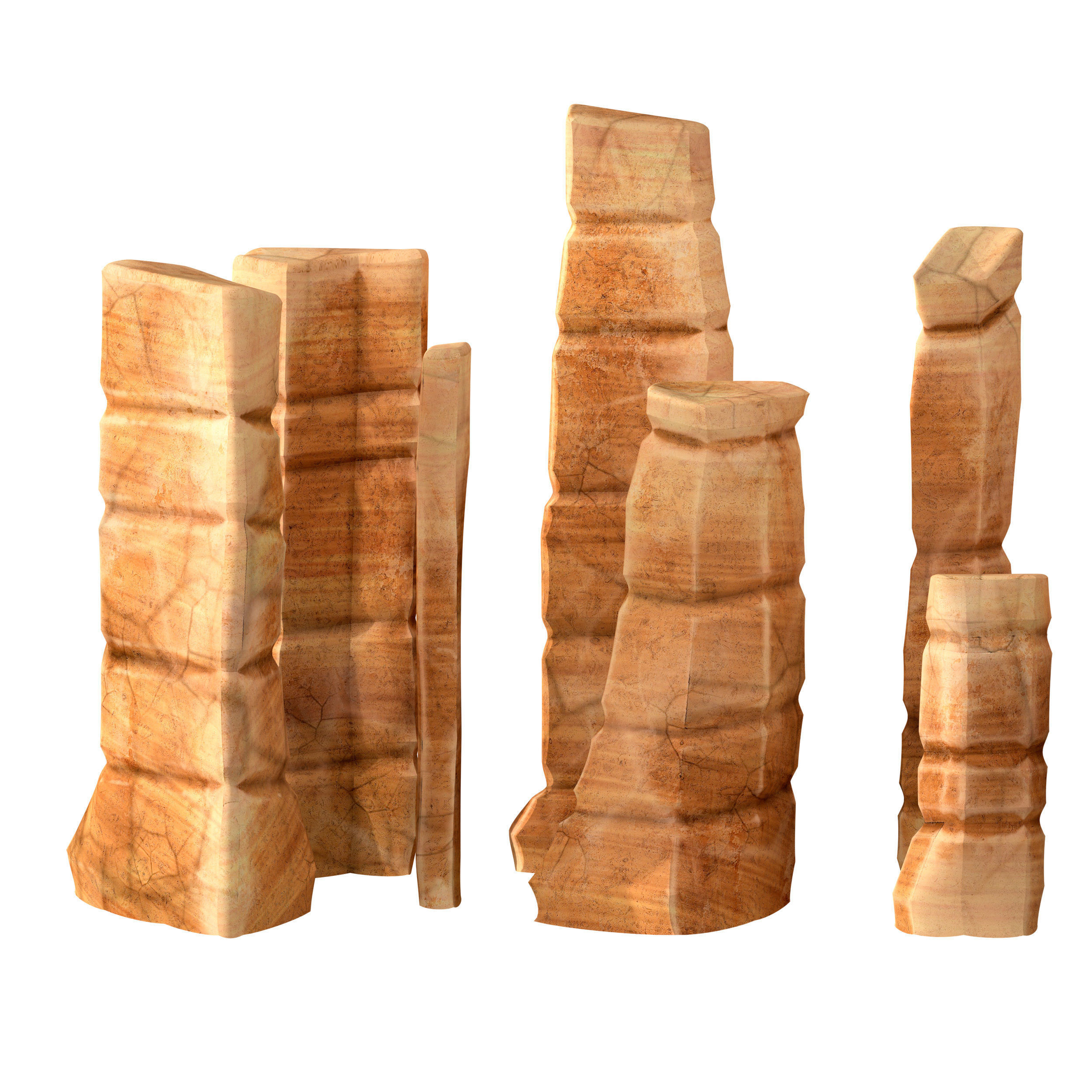 Canyon - stone - rock constructor 3D model_10