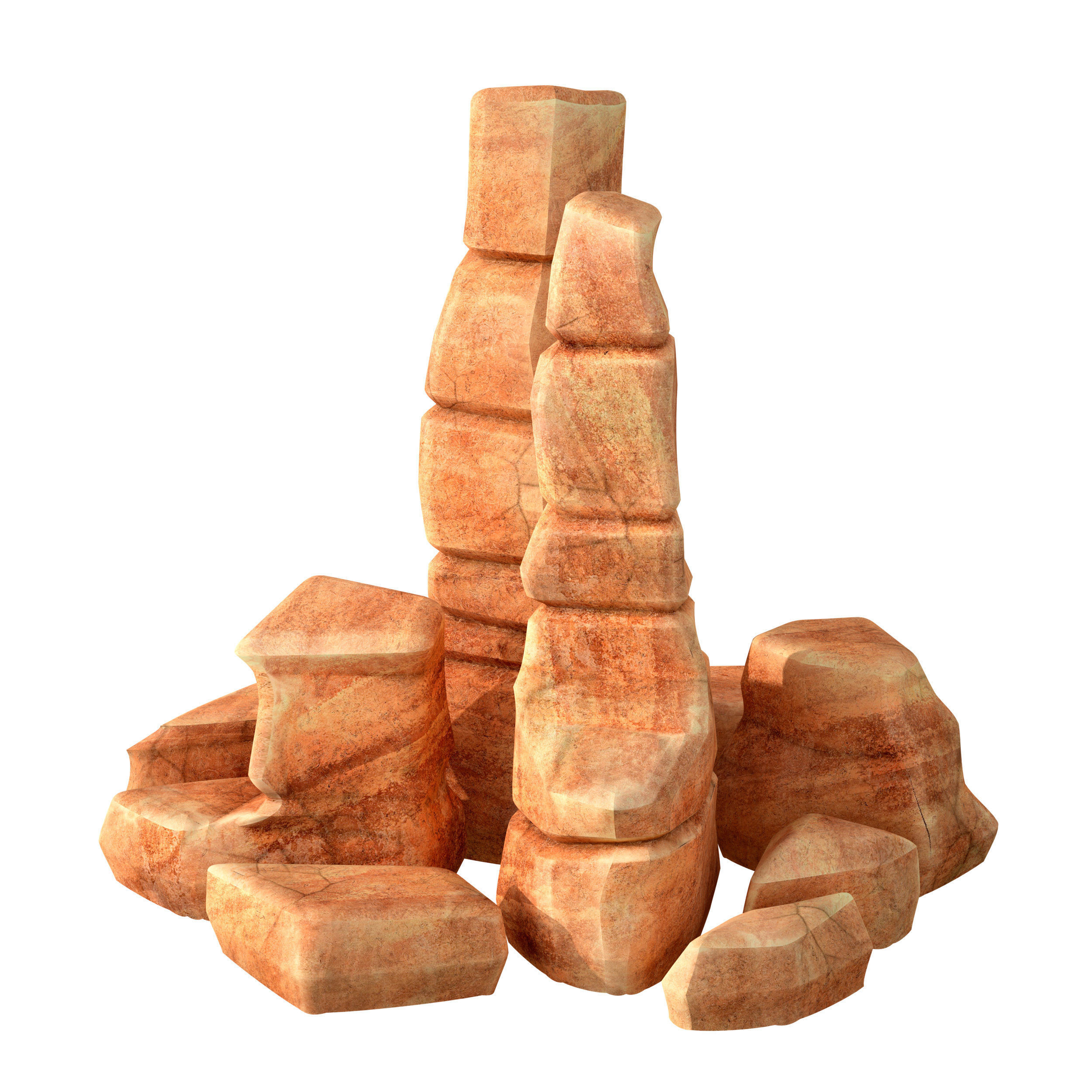 Canyon - stone - rock constructor 3D model_6
