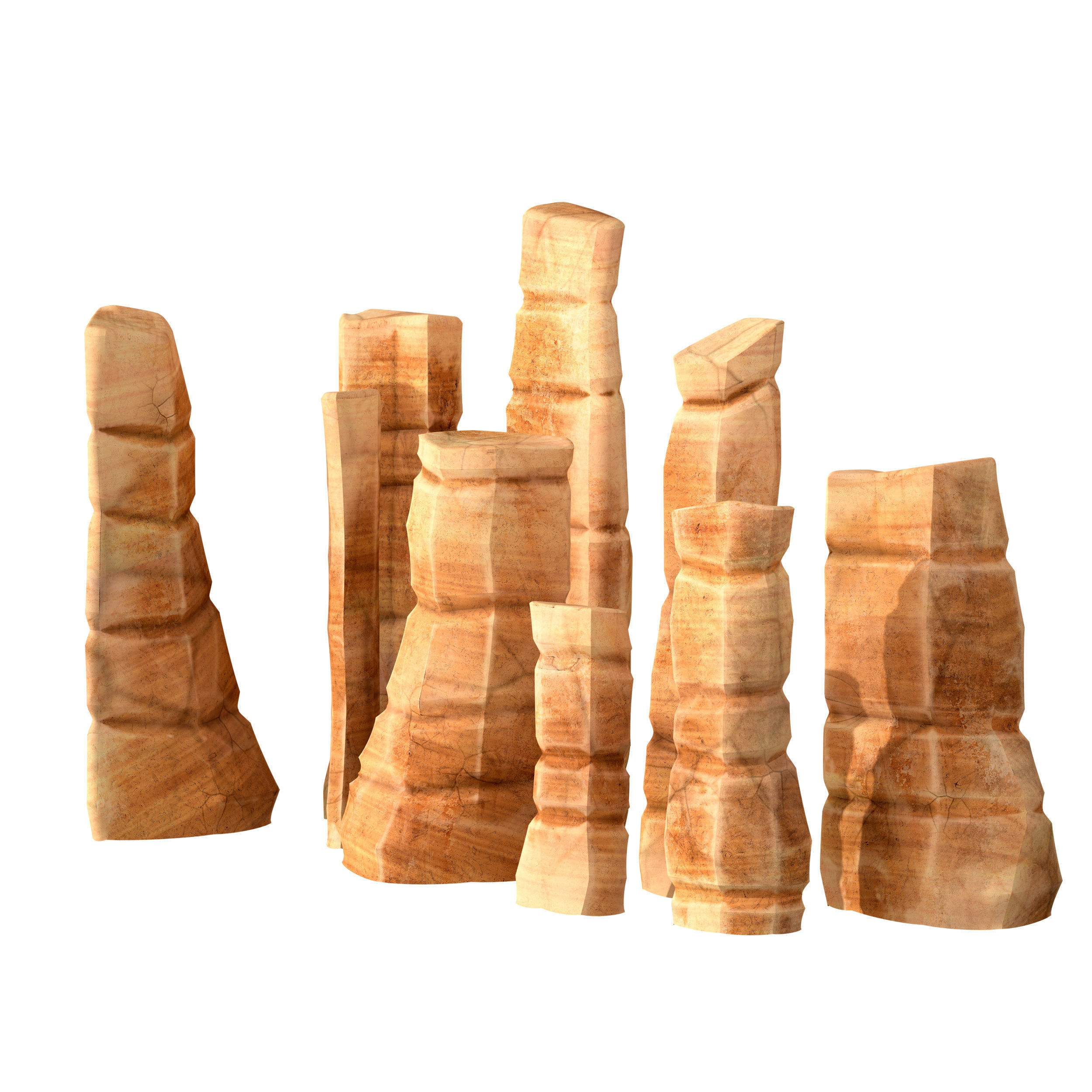 Canyon - stone - rock constructor 3D model_11