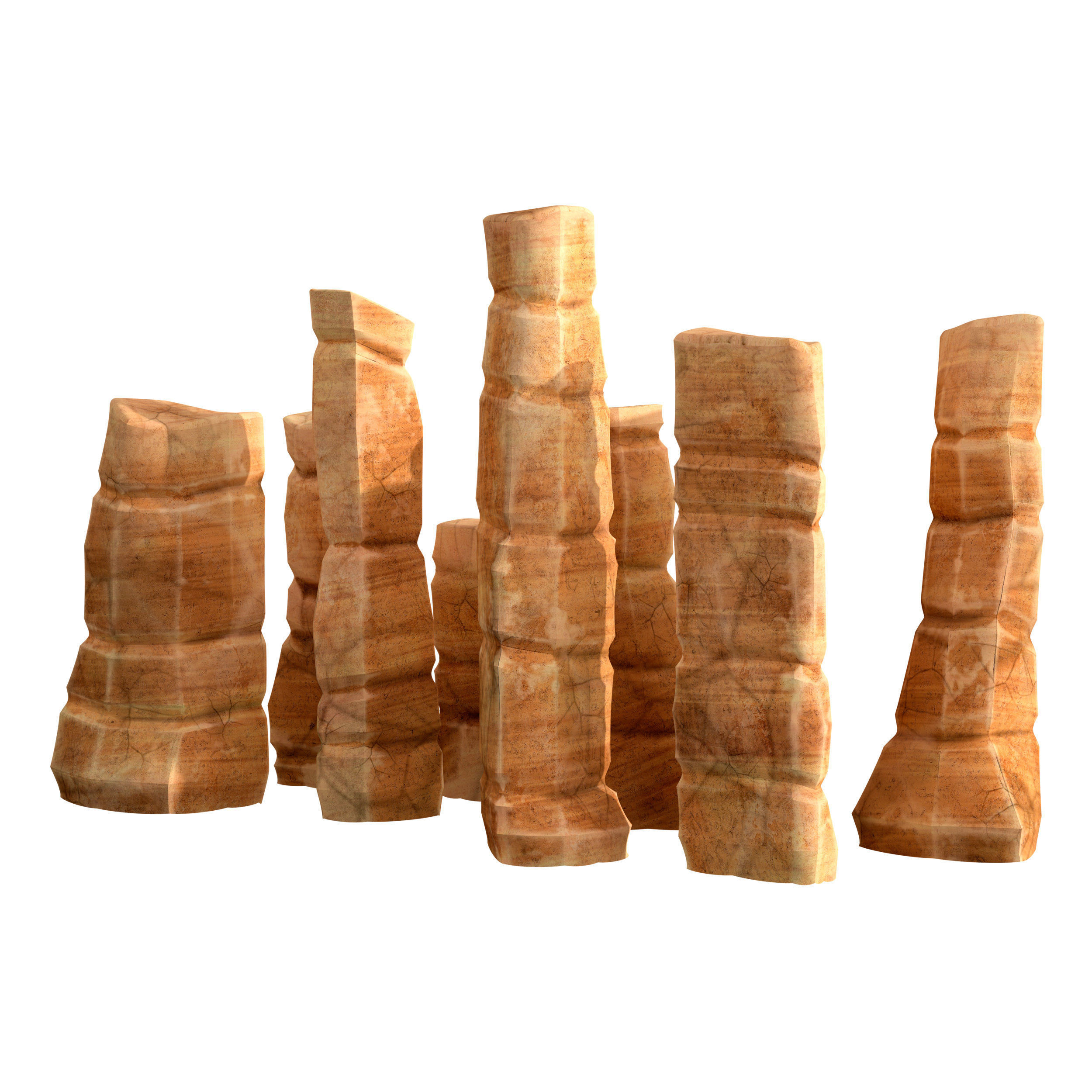 Canyon - stone - rock constructor 3D model_13