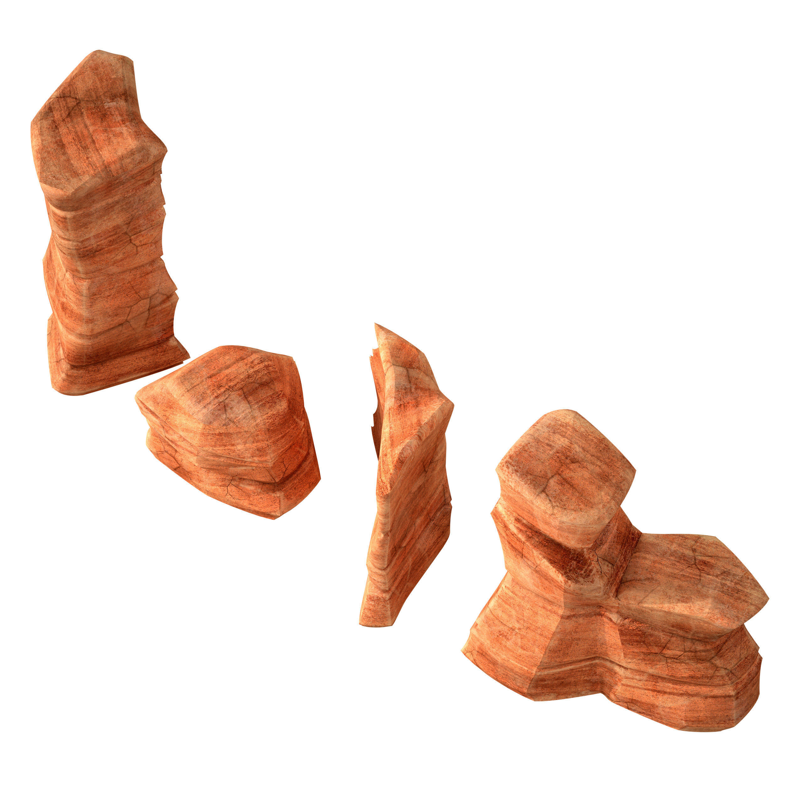 Canyon - stone - rock constructor 3D model_20