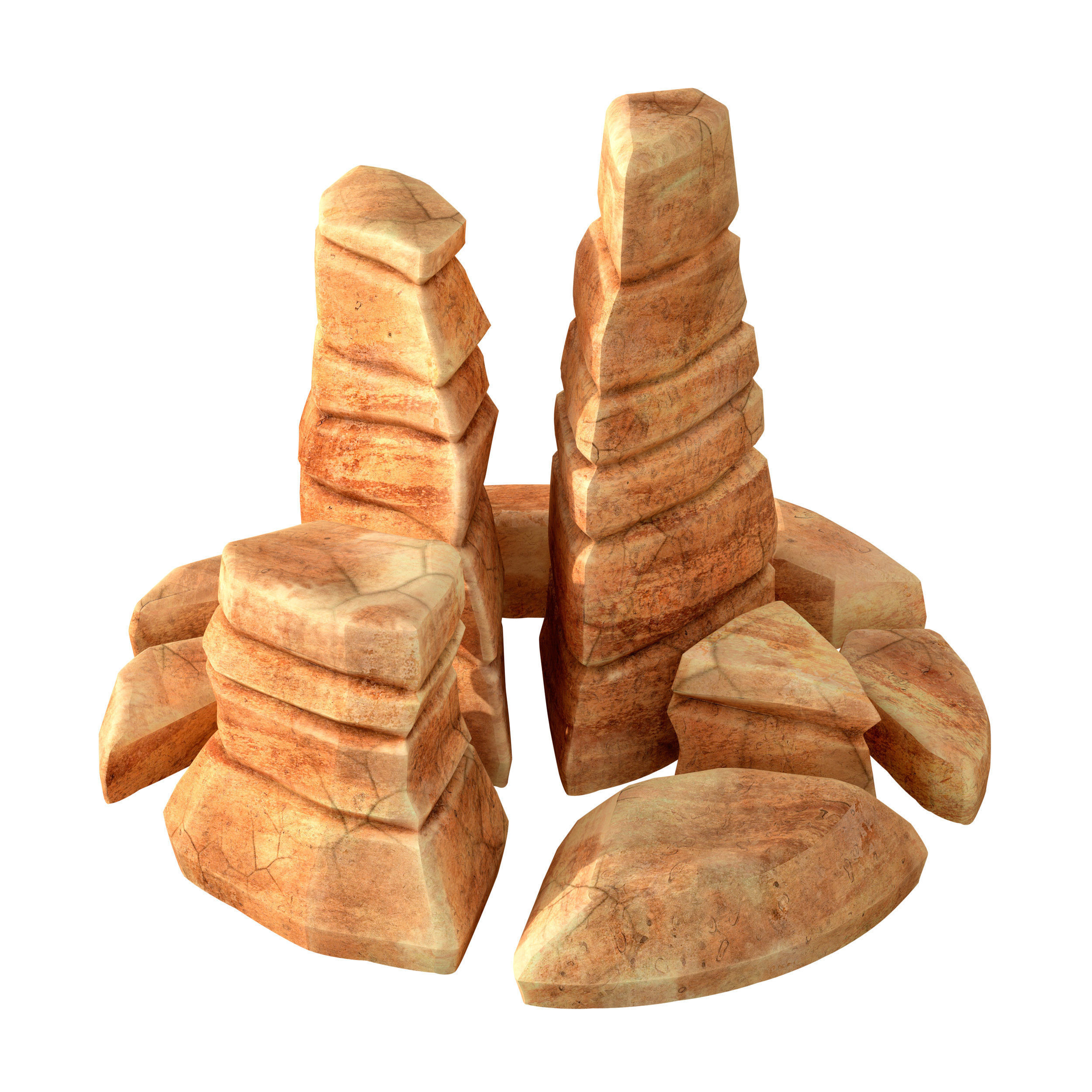 Canyon - stone - rock constructor 3D model_2