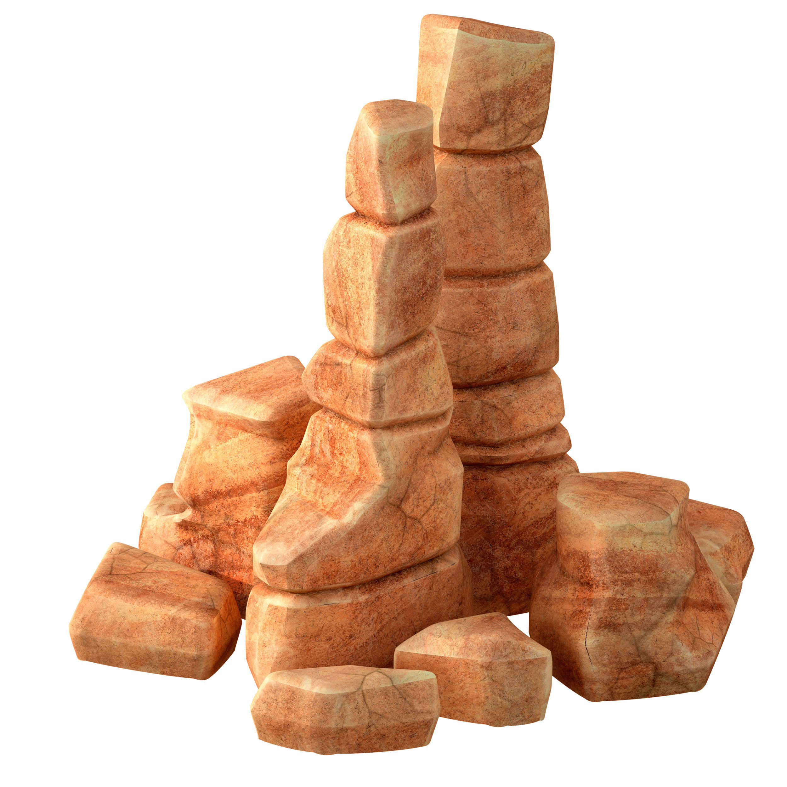 Canyon - stone - rock constructor 3D model_5