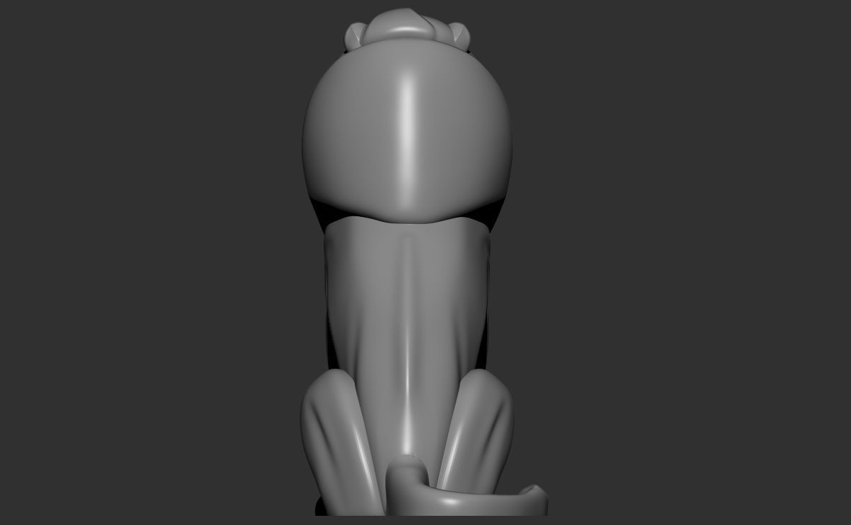 3d Lion  model Figurine Statue  sculpture Ornaments   printable 3D print model_4