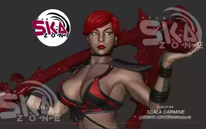 Mortal Kombat - SKARLET Variant 3d model