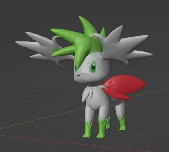 Shaymin Sky Forme 3D print model_0