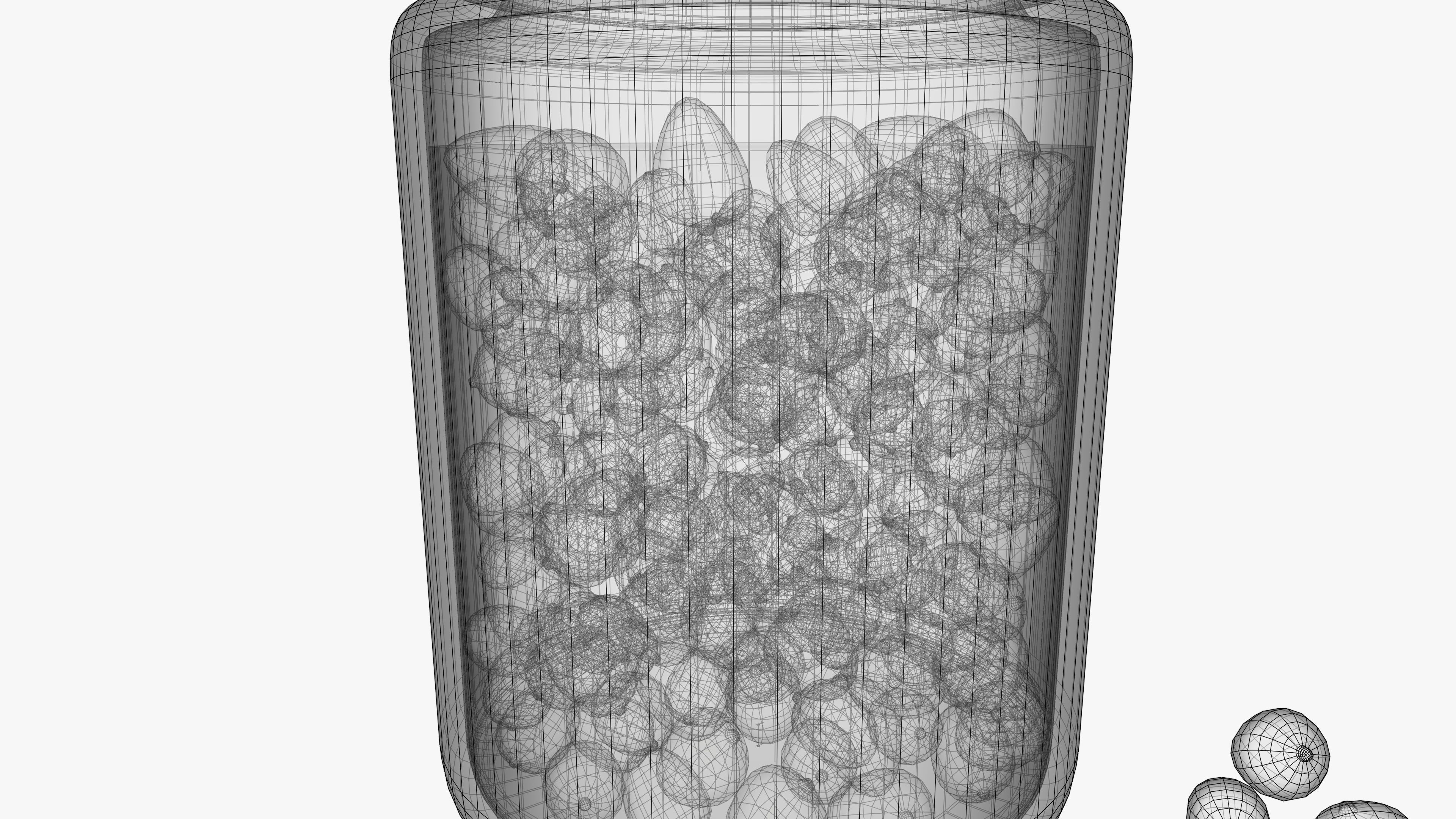 3D Caper buds 3D model_18