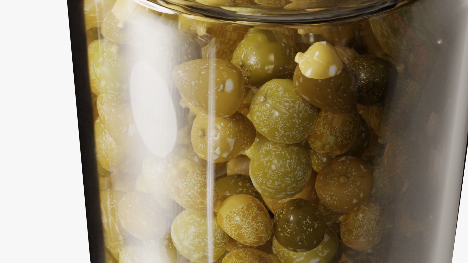 3D Caper buds 3D model_9