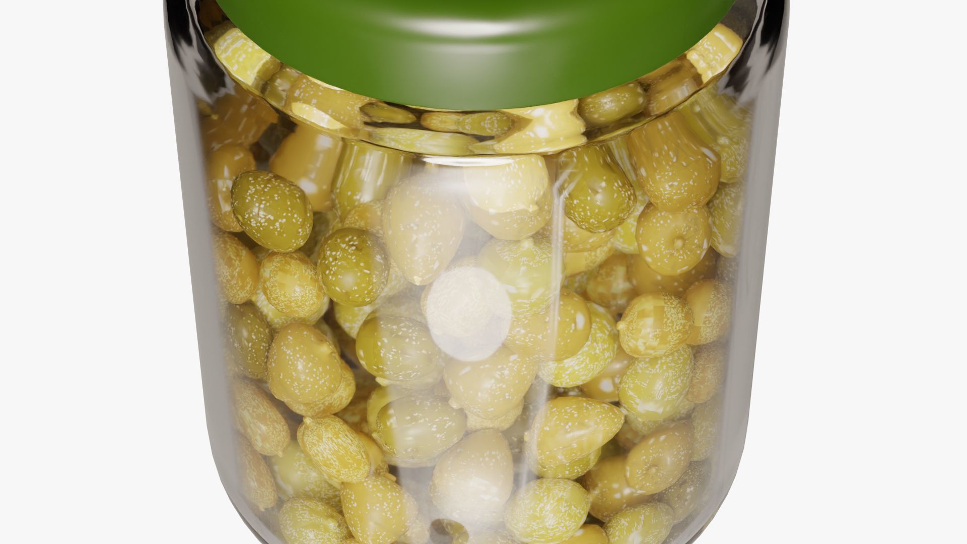 3D Caper buds 3D model_8