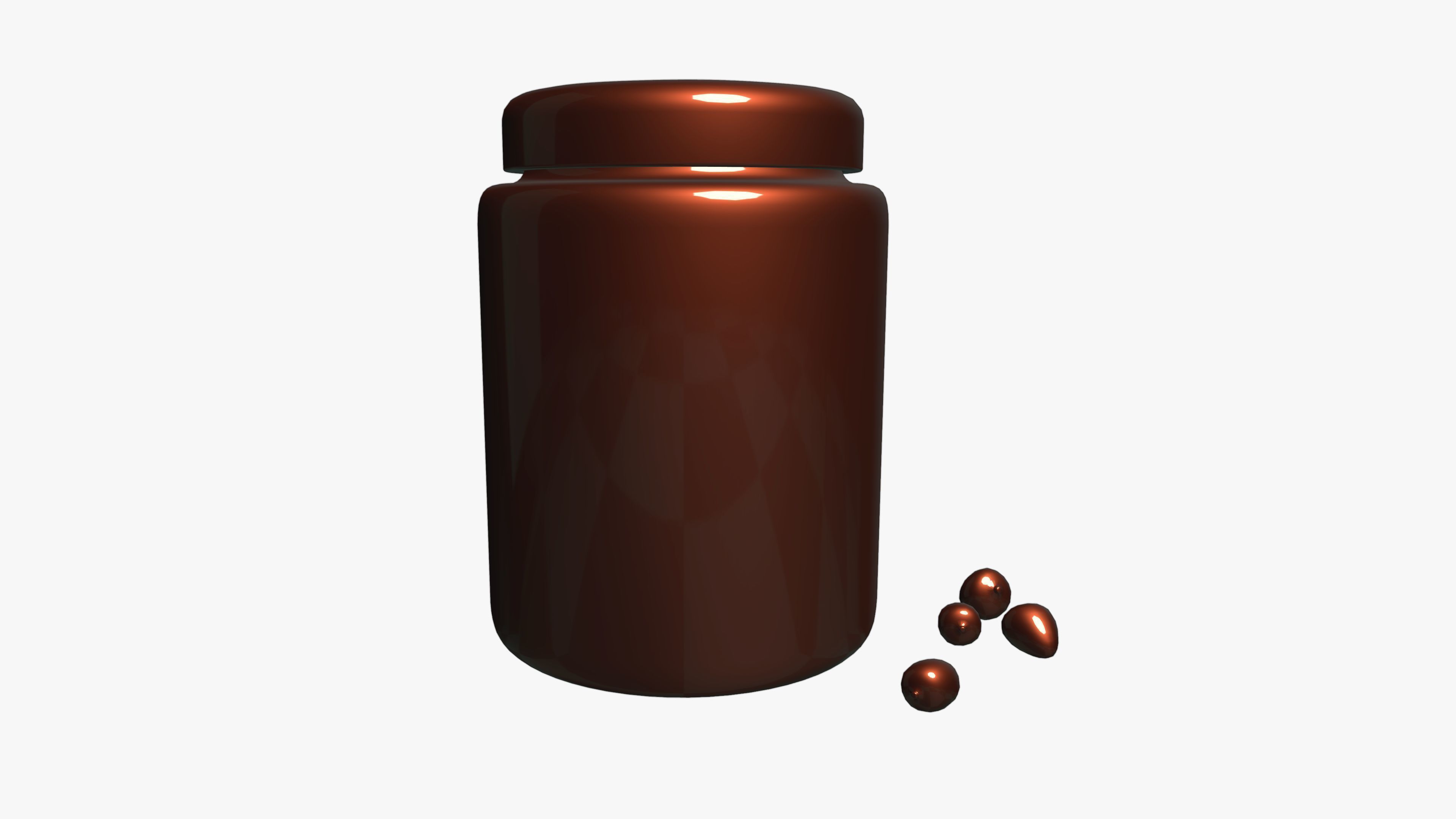 3D Caper buds 3D model_24