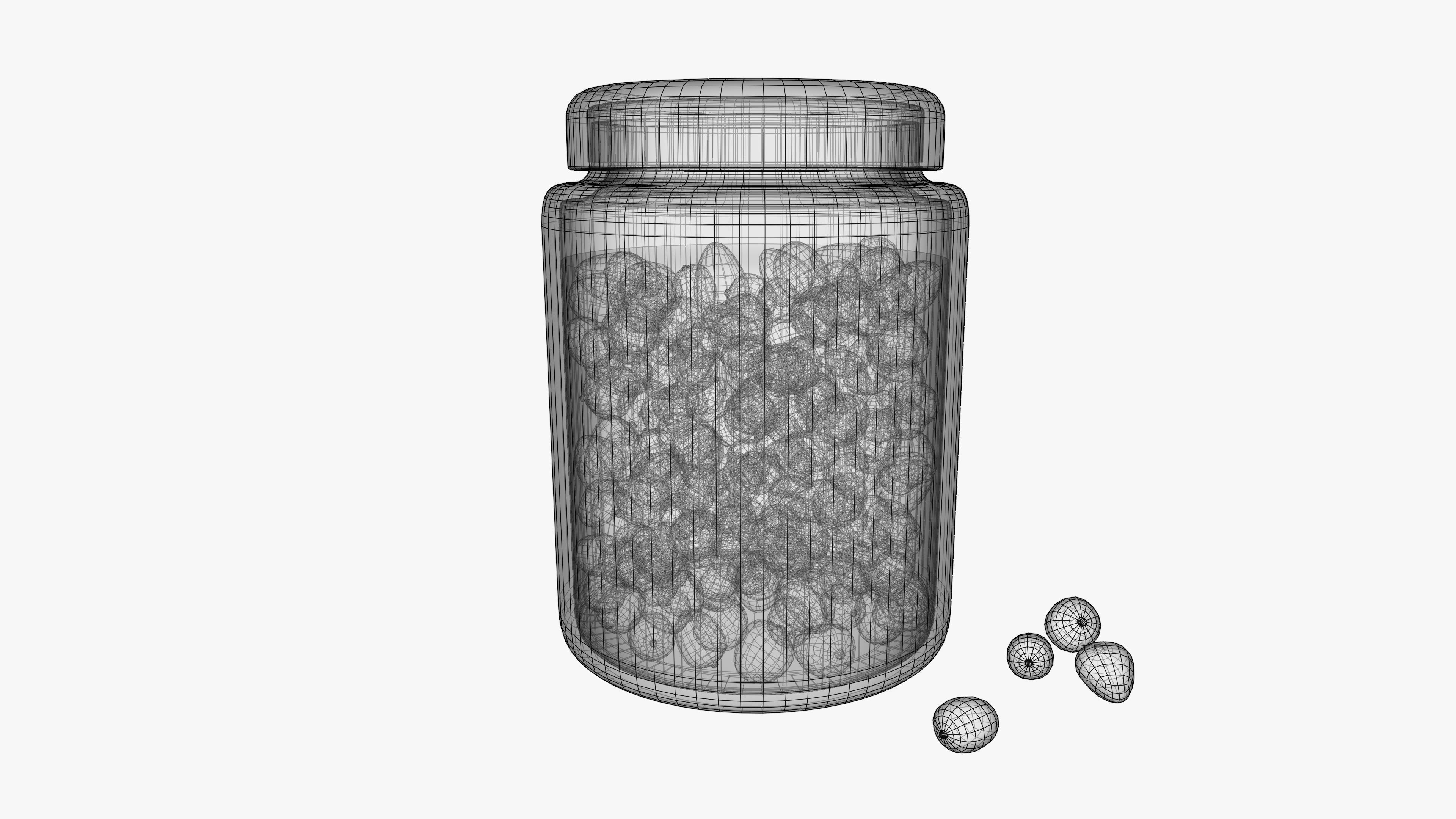 3D Caper buds 3D model_17