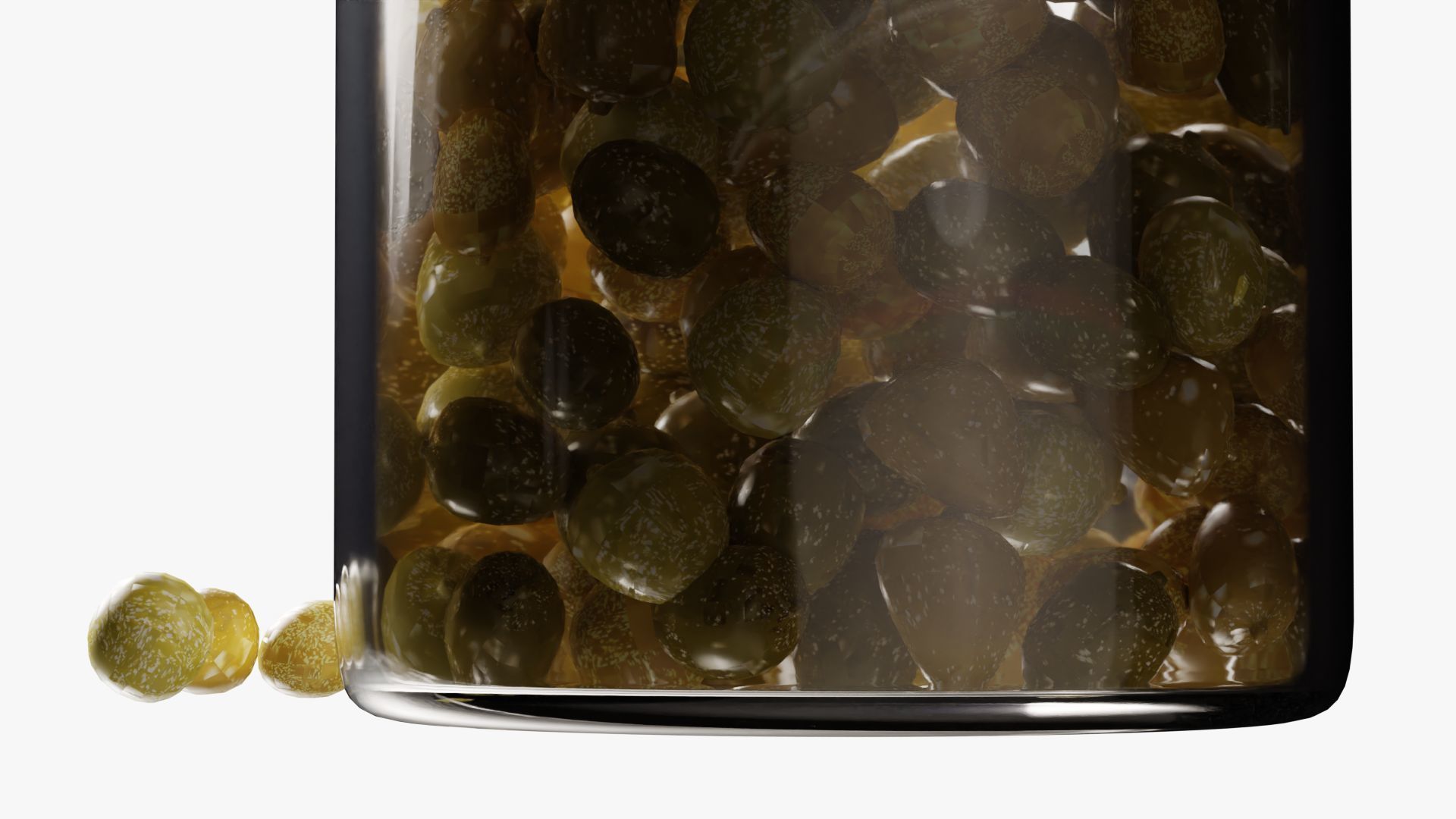 3D Caper buds 3D model_5