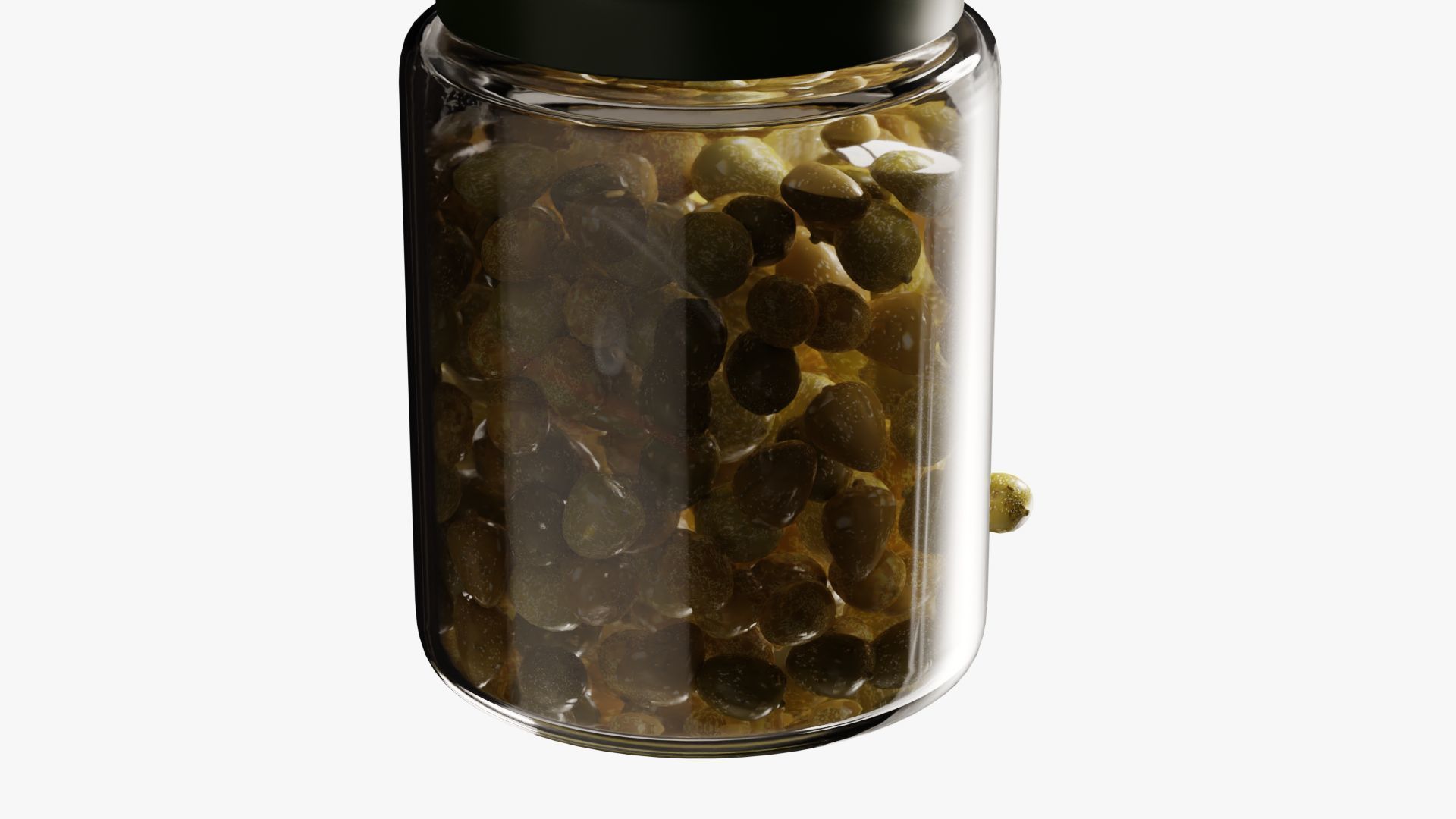 3D Caper buds 3D model_6