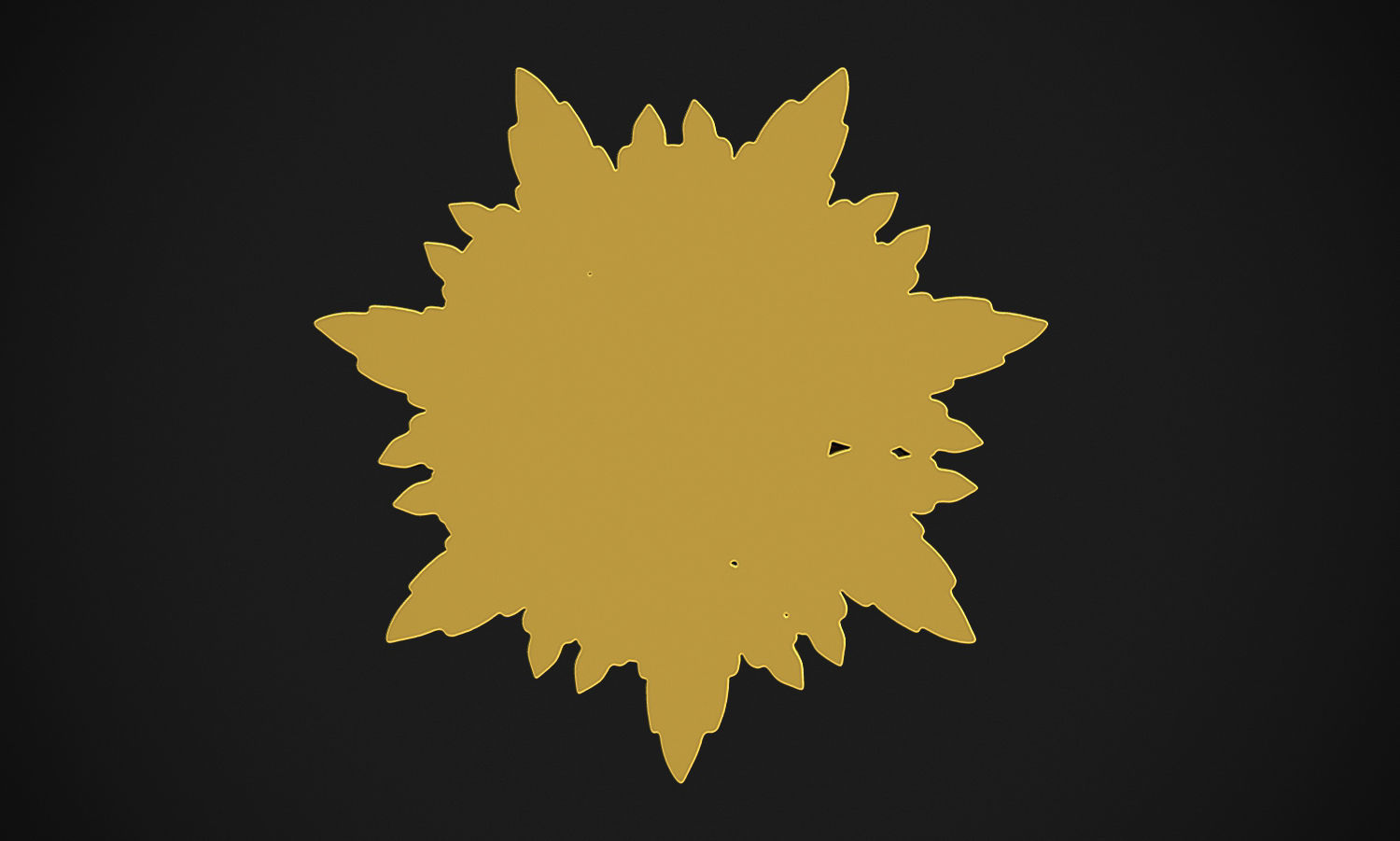 Rose Relief 3D print model_5