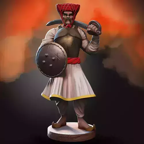 Mawala Maratha Warrior 1 3D print model