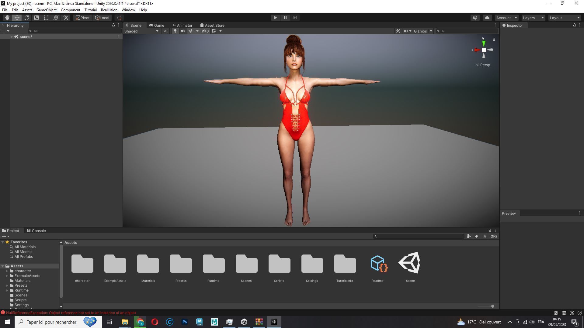 Mei Ling Realistic Asian Woman with Two Outfits Low-poly 3D model_37