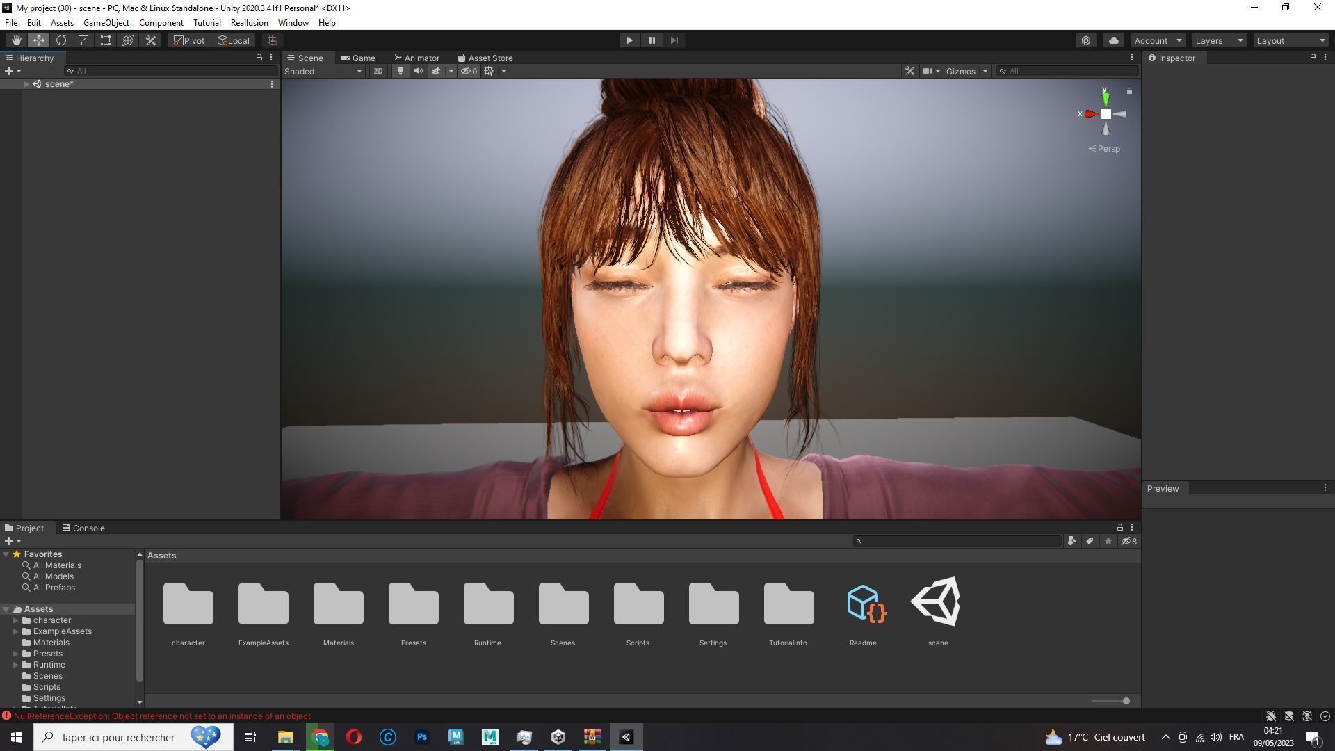Mei Ling Realistic Asian Woman with Two Outfits Low-poly 3D model_34