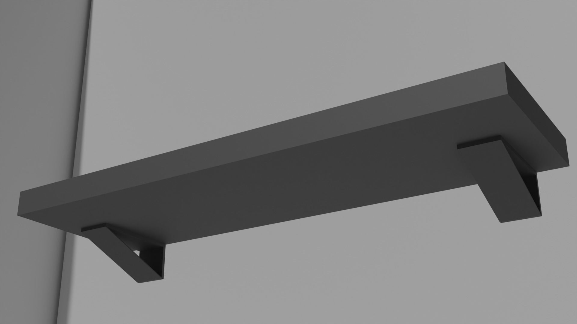 Floating shelf  Free 3D model_4