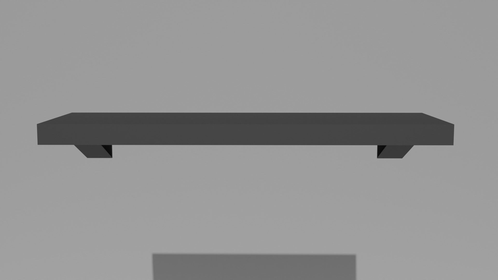 Floating shelf  Free 3D model_1