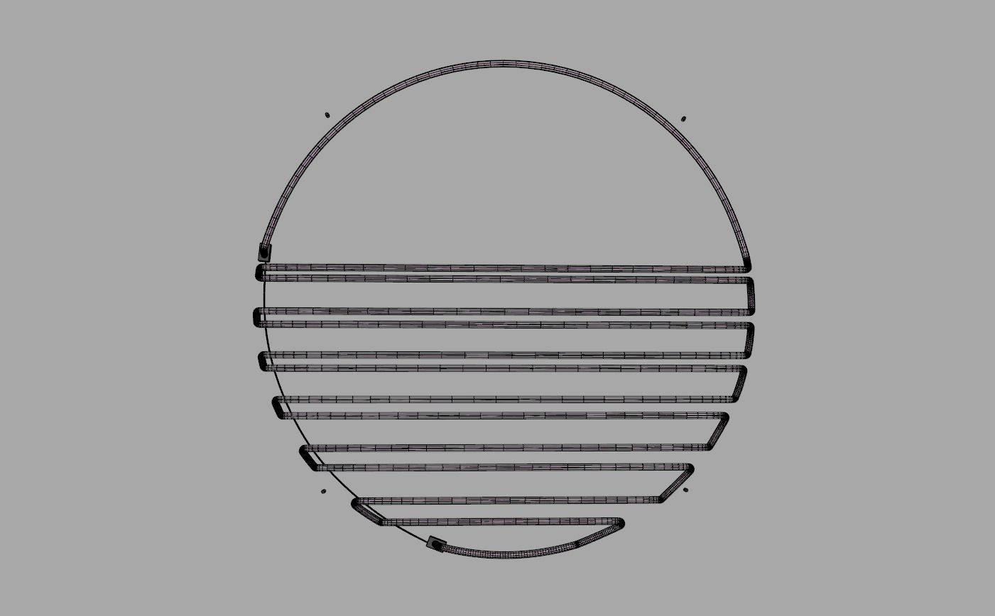 Sunset 2 - Neon Sign 3D model_6