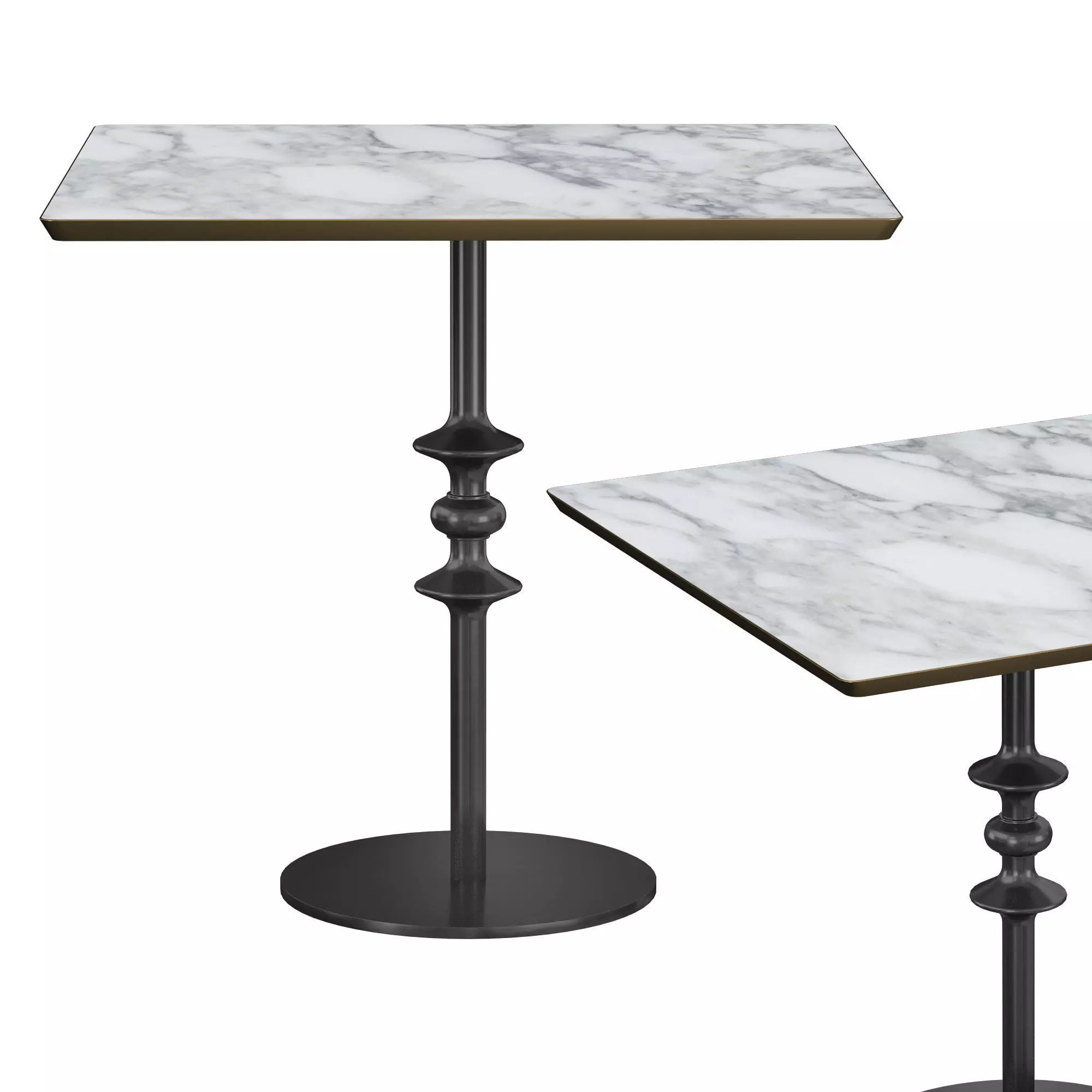 Bistro table Ron square 3D model