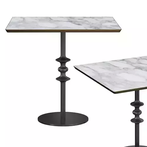 Bistro table Ron square 3D model