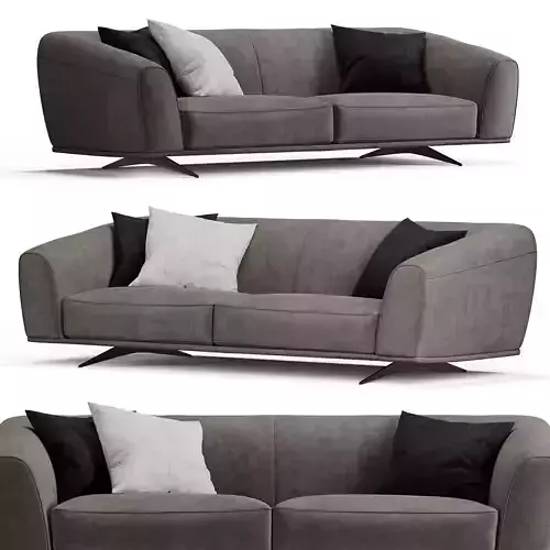New castle sofa by Saloni 3D model