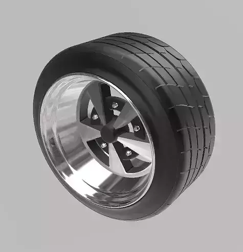 VW ESCARABAJO SCARA WHEELS WITH STRETCHED TIRES IN 2 SIZES