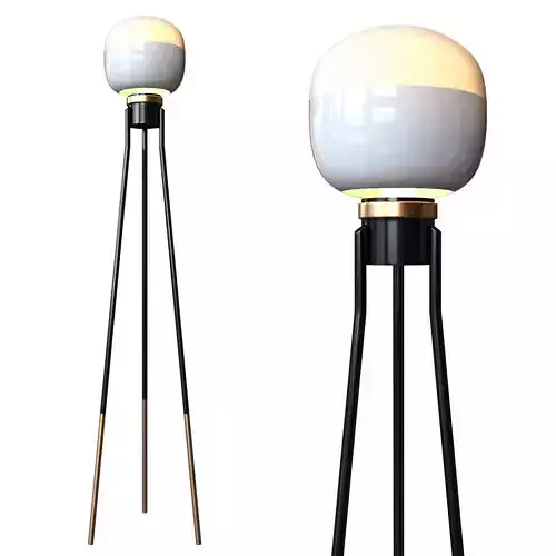 Midj Gost Floor Lamp 3D model