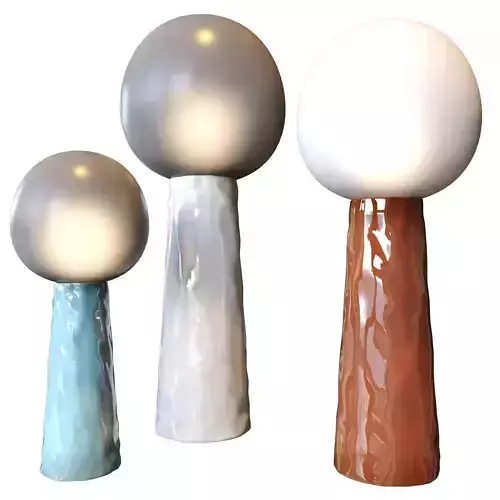 Kokeshi pulpo floor lamp 3D model