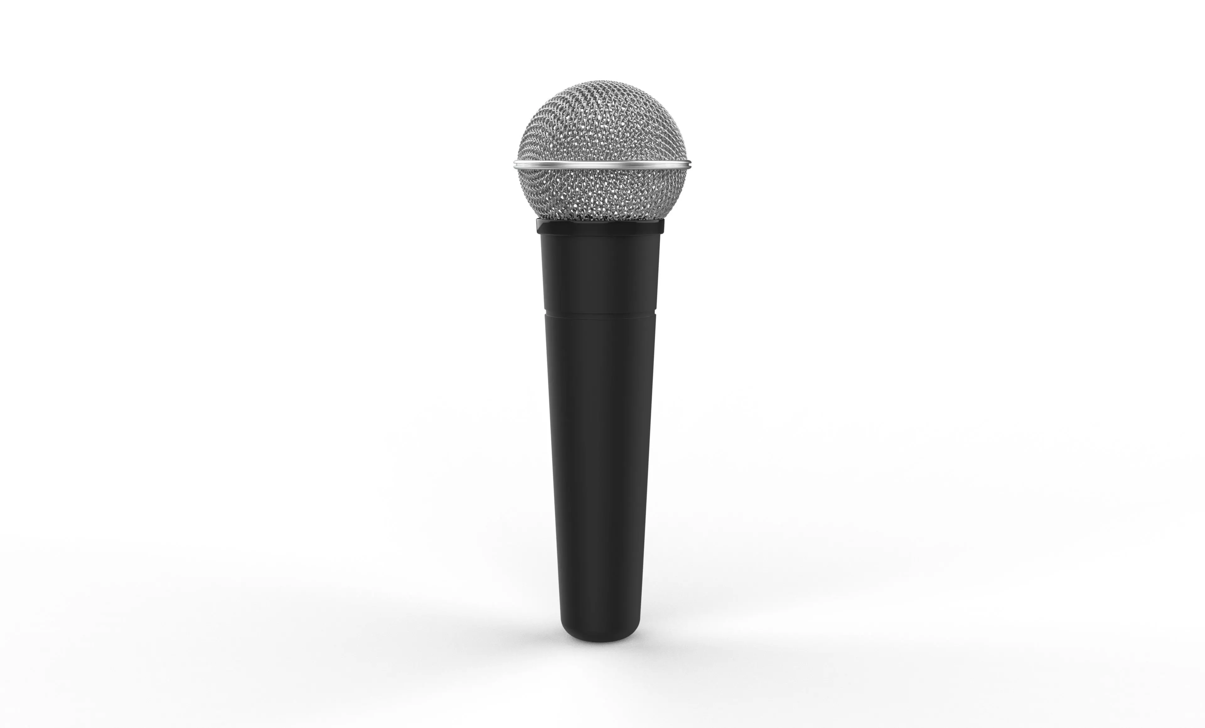 microphone 3D model