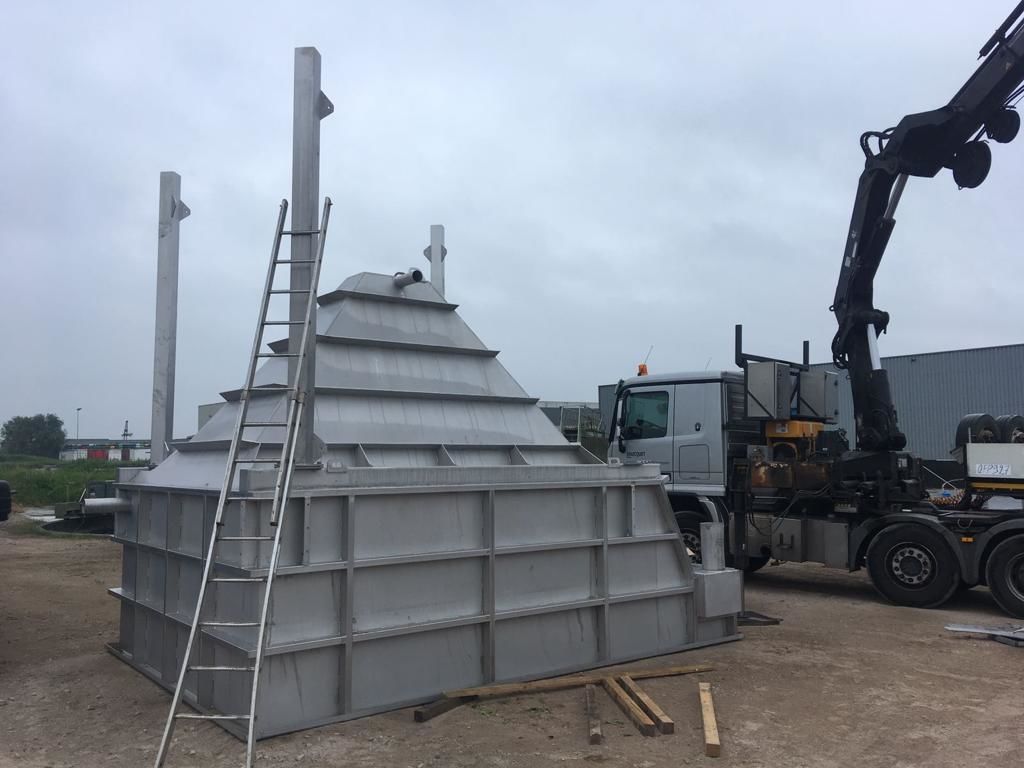 Lamella separator 3D model_7