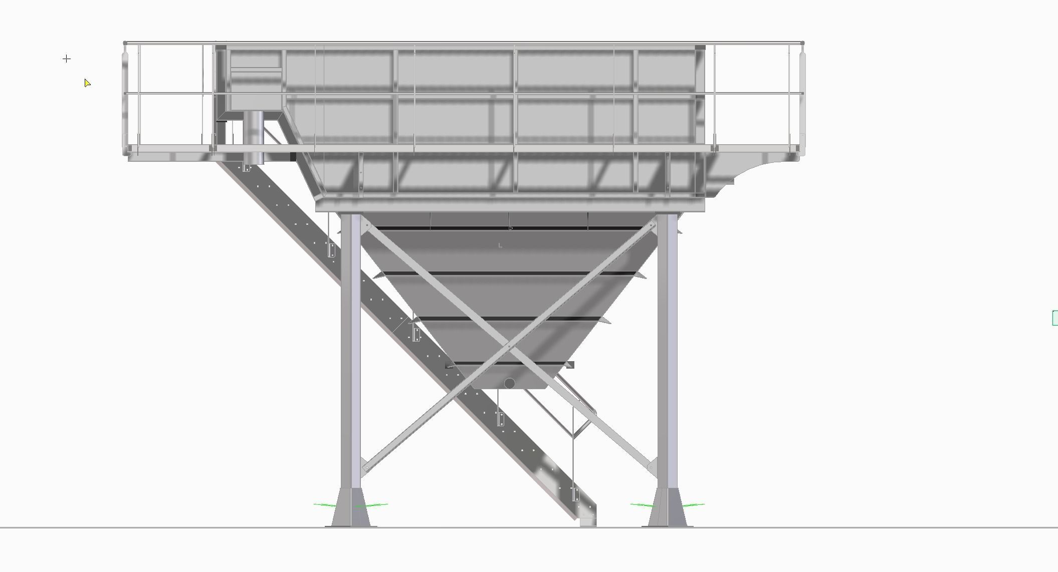 Lamella separator 3D model_3