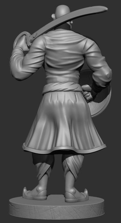Mawala Maratha Warrior -4 3D print model_3