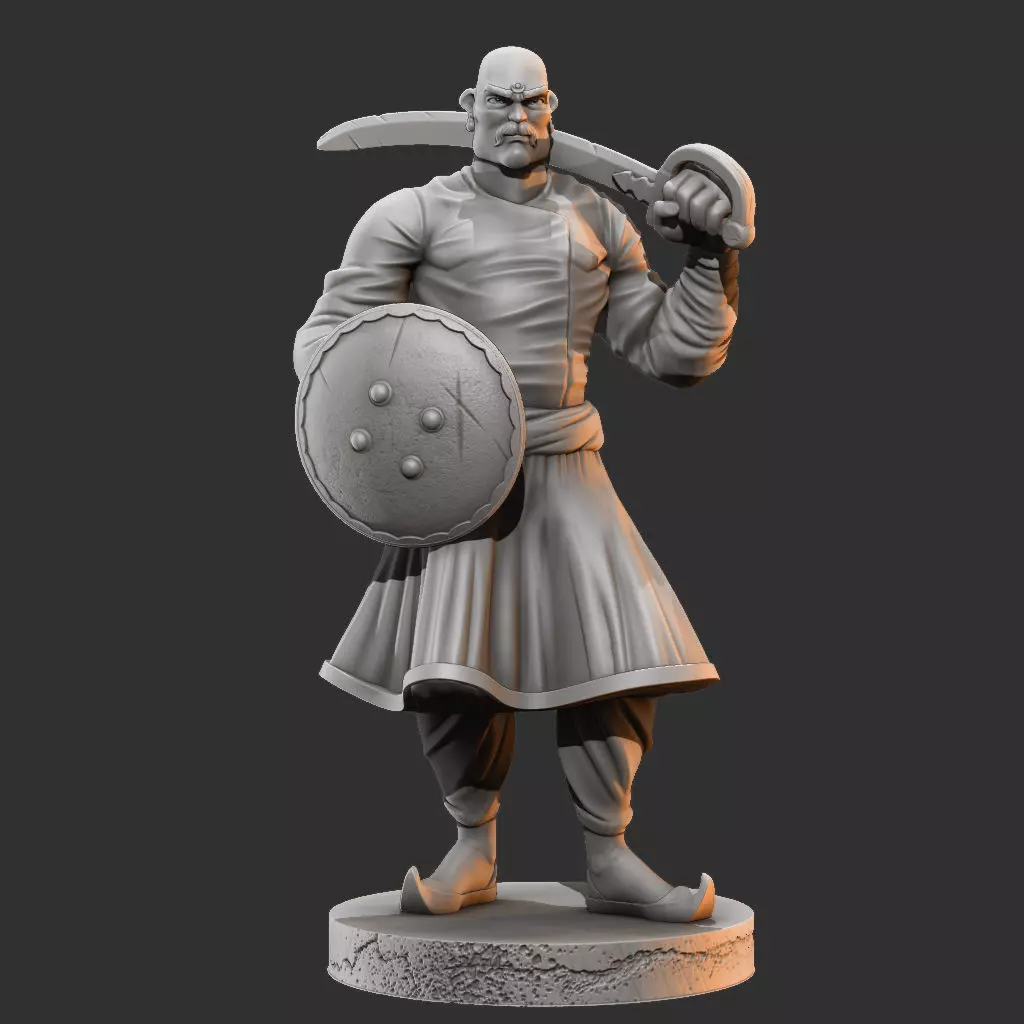 Mawala Maratha Warrior -4 3D print model_0