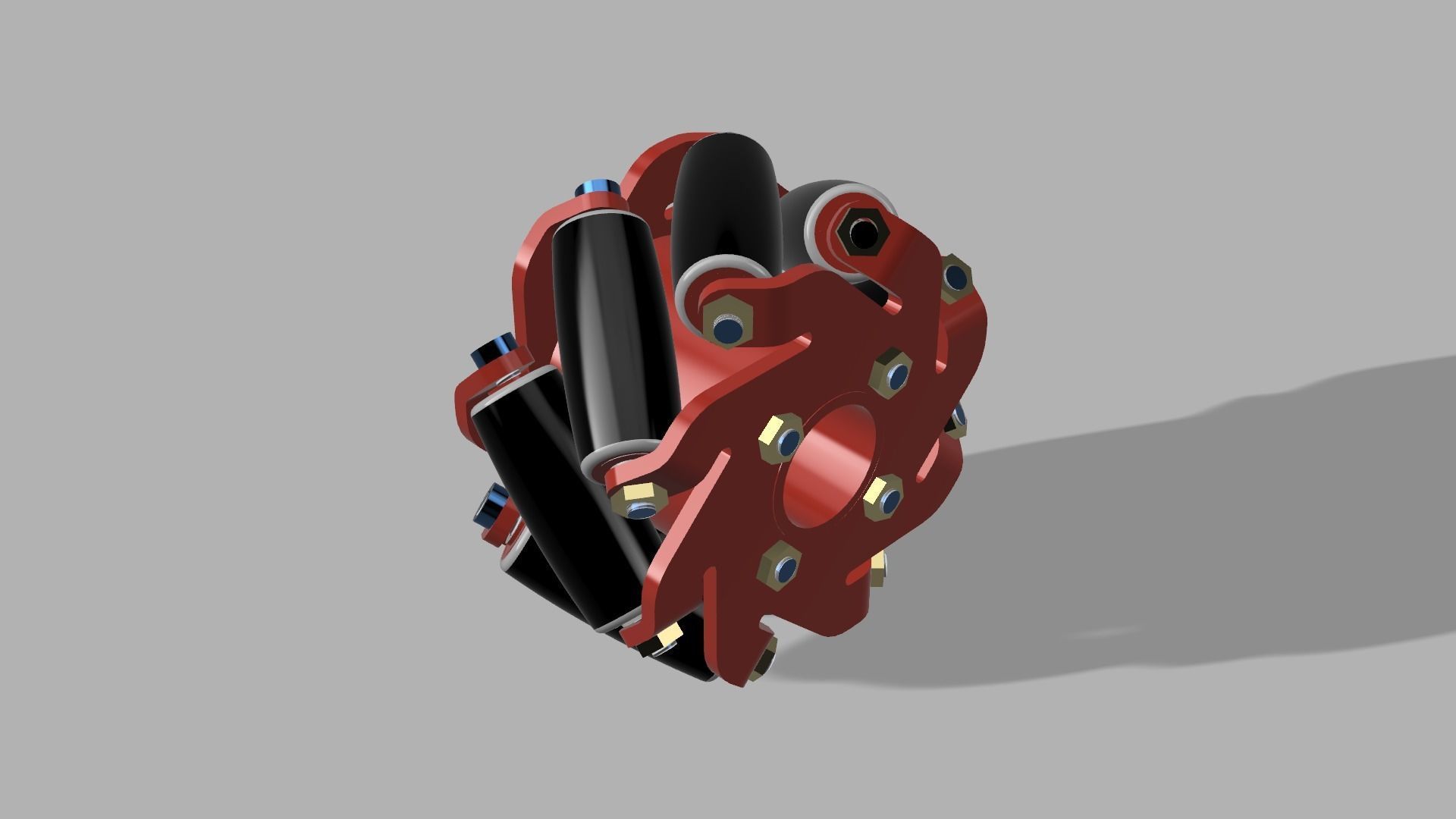 A mecanum wheel 3D print model_3